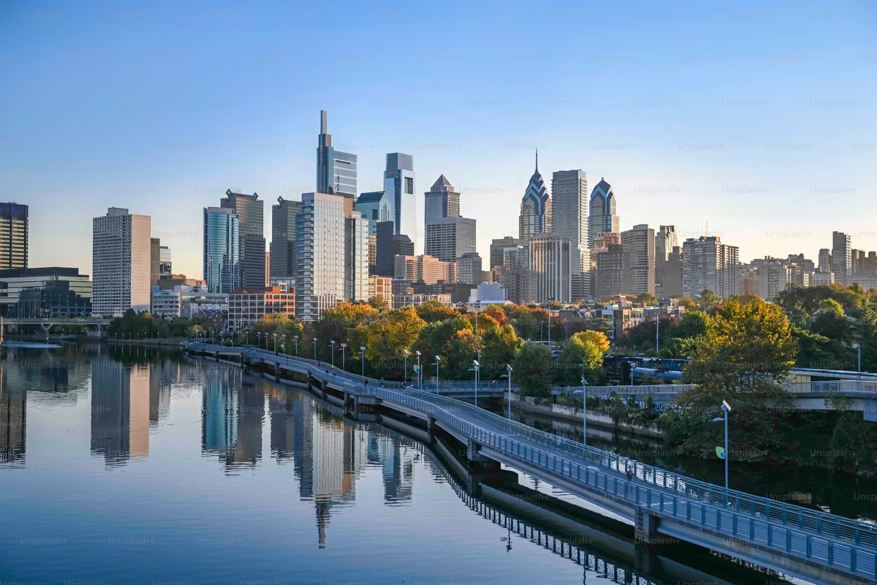 Melbourne skyline — view towards the city from Strathmore